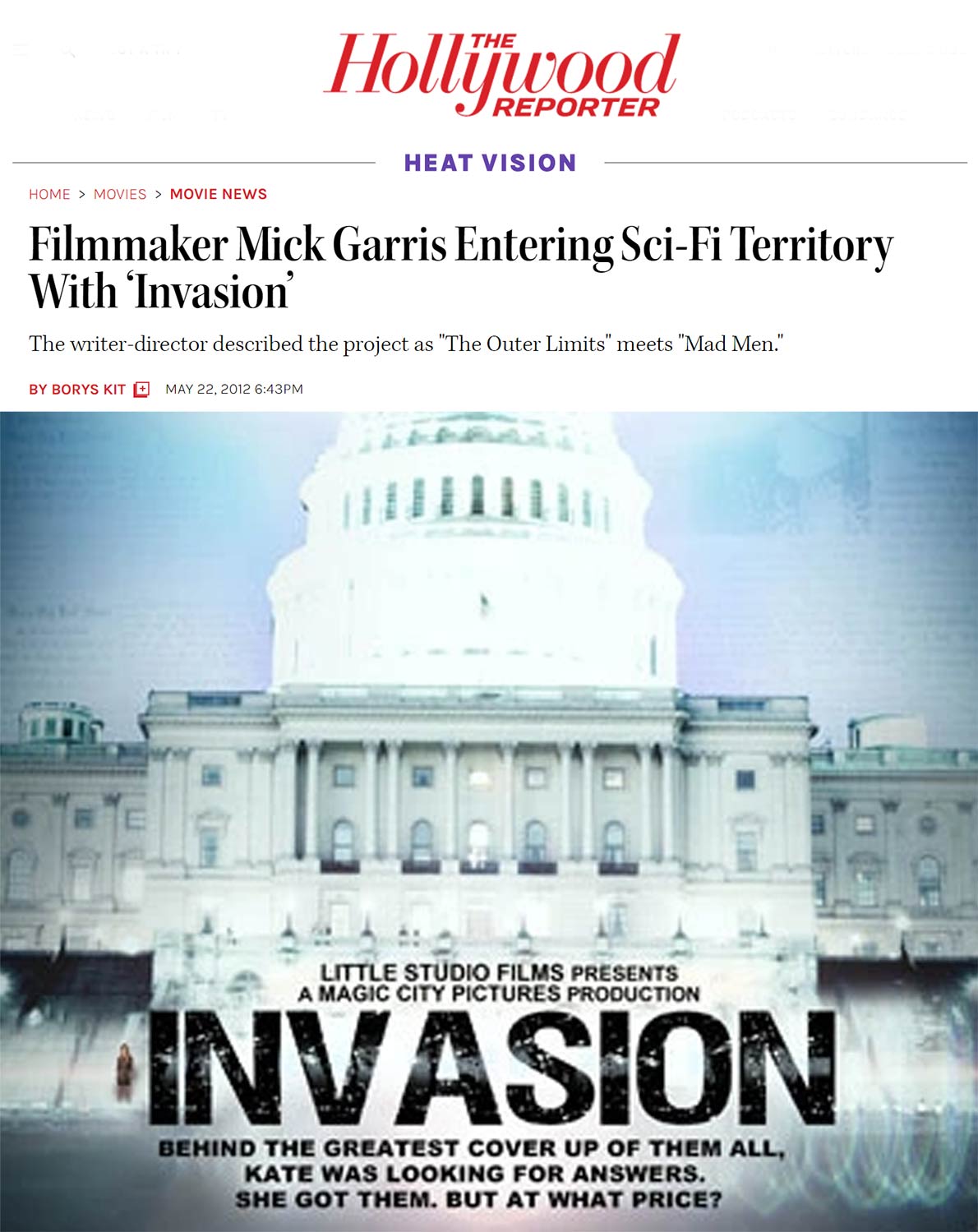 Filmmaker Mick Garris Entering Sci-Fi Territory With ‘Invasion’