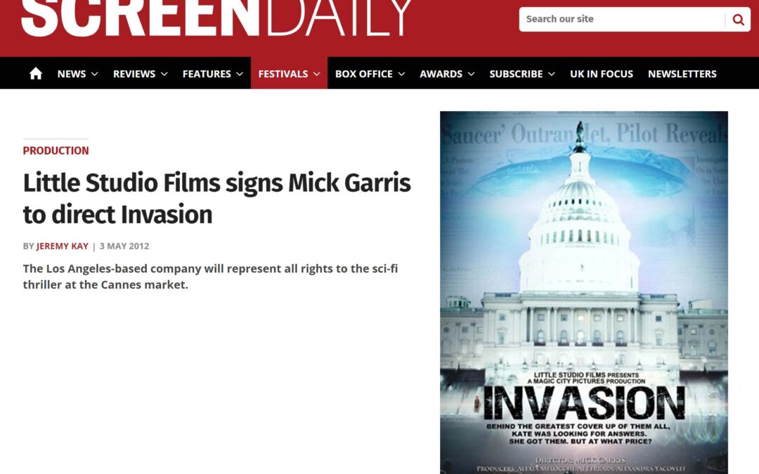 Little Studio Films signs Mick Garris to direct Invasion